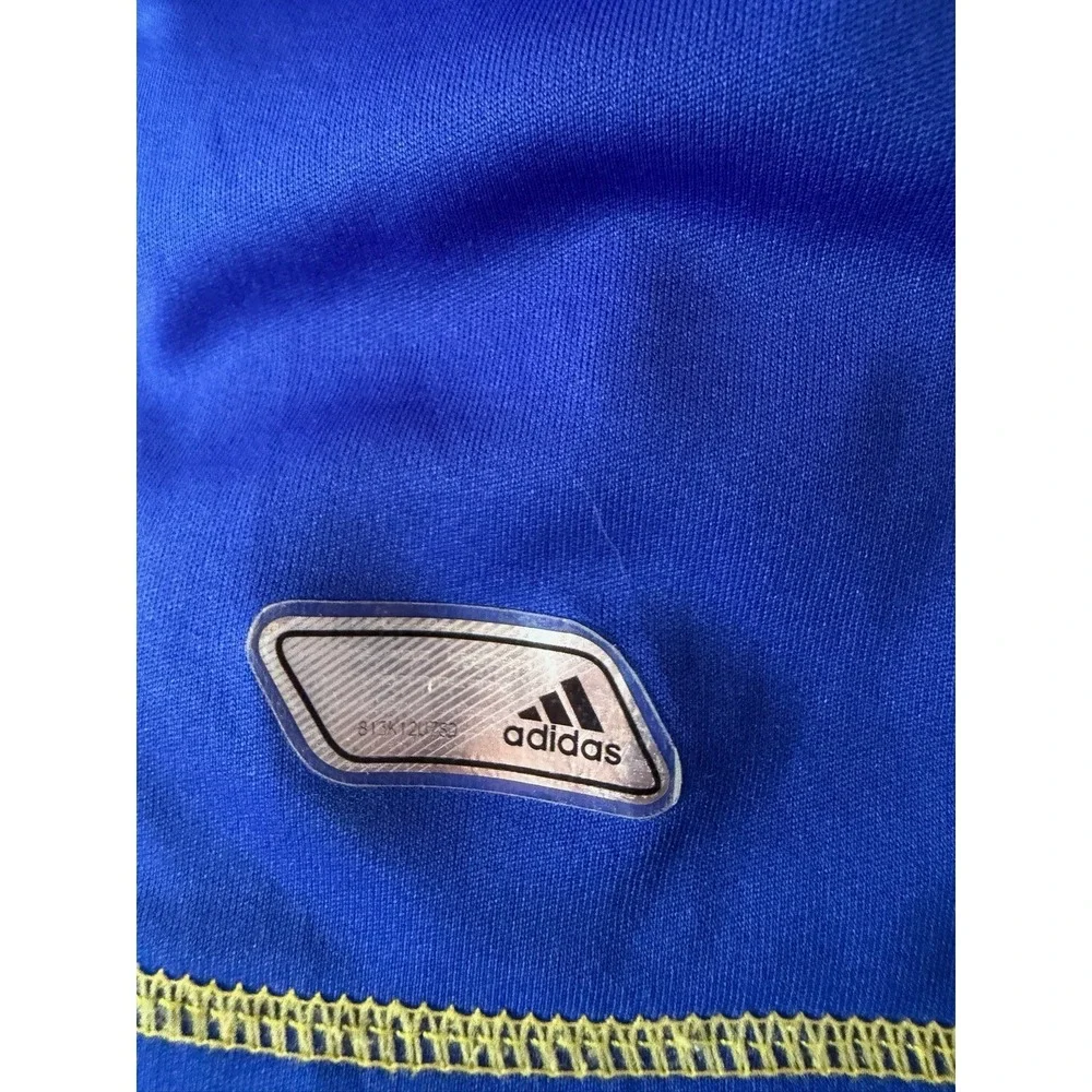 Adidas Slim Fit Zanzibar Mens National Football Team Jersey  Futbol Blue L